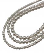 in moodインムード）の古着「マルチパールネックレス/MULTI PEARL(3P) - NECKLACE」｜ホワイト
