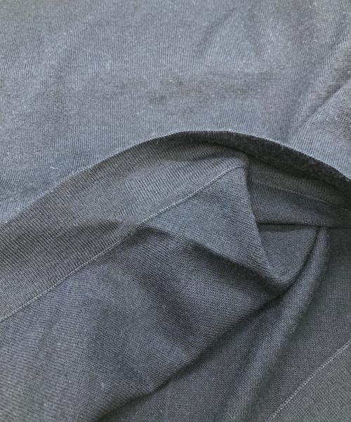 BALENCIAGA（バレンシアガ）BALENCIAGA (バレンシアガ) アシンメトリーニットワンピース ネイビー サイズ:36の古着・服飾アイテム