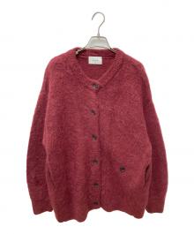 CLANE×広瀬すず（クラネ×ヒロセスズ）の古着「MOHAIR LOOSE KNIT CARDIGAN」｜ボルドー
