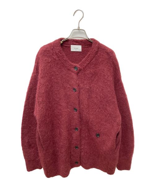 CLANE（クラネ）CLANE (クラネ) 広瀬すず (ヒロセスズ) MOHAIR LOOSE KNIT CARDIGAN ボルドー サイズ:1の古着・服飾アイテム