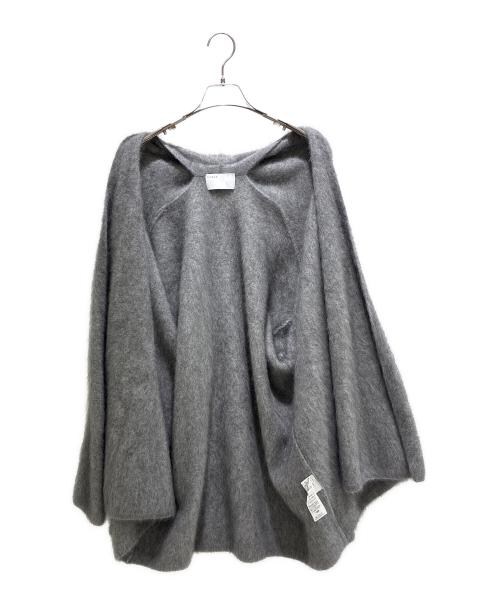 Noble（ノーブル）Noble (ノーブル) ファーニットパフカーディガン グレー サイズ:FREEの古着・服飾アイテム