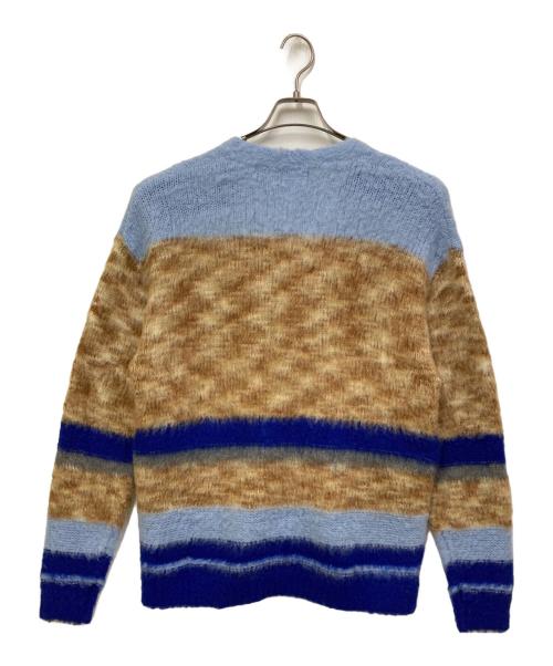 PAMM（パム）PAMM (パム) 汽水域のニットカーディガン ブルー サイズ:Fの古着・服飾アイテム