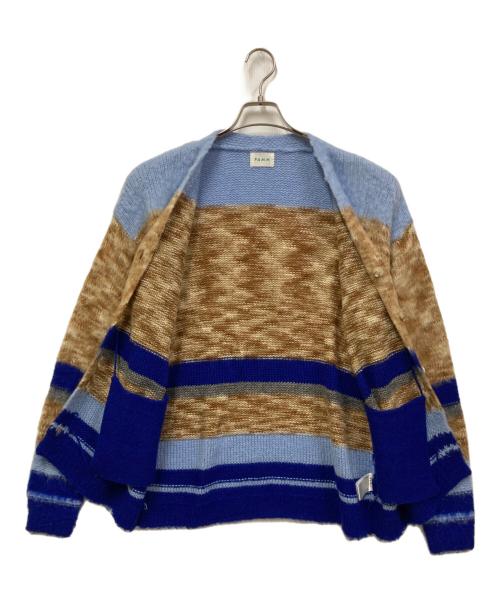 PAMM（パム）PAMM (パム) 汽水域のニットカーディガン ブルー サイズ:Fの古着・服飾アイテム