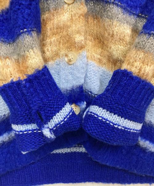 PAMM（パム）PAMM (パム) 汽水域のニットカーディガン ブルー サイズ:Fの古着・服飾アイテム