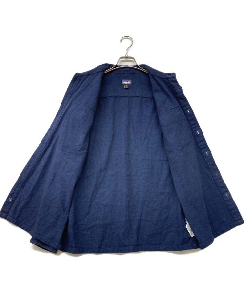 Patagonia（パタゴニア）Patagonia (パタゴニア) M's L/S Fjord Flannel Shirt（メンズ・ロングスリーブ・フィヨルド・フランネル・シャツ） ネイビー サイズ:Mの古着・服飾アイテム
