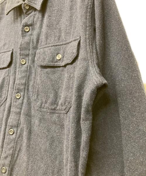 Patagonia（パタゴニア）Patagonia (パタゴニア) M's L/S Fjord Flannel Shirt（メンズ・ロングスリーブ・フィヨルド・フランネル・シャツ） ネイビー サイズ:Mの古着・服飾アイテム