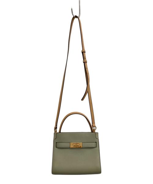 TORY BURCH（トリーバーチ）TORY BURCH (トリーバーチ) リー ラジウィル プチ ダブルバッグ ミントグリーンの古着・服飾アイテム