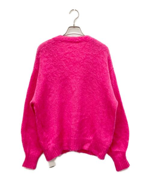 CASA FLINE（カーサフライン）CASA FLINE (カーサフライン) モヘアニットカーディガン ピンク サイズ:Fの古着・服飾アイテム