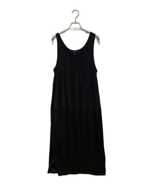 LIMI feu（リミフゥ）LIMI feu (リミフゥ) 60/2 COTTON JERSEY SLEEVELESS DRESS ブラック サイズ:2の古着・服飾アイテム