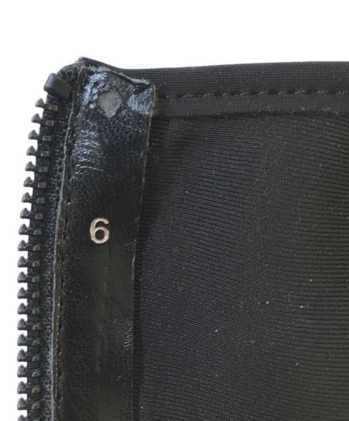 LIMI feu（リミフゥ）LIMI feu (リミフゥ) レースアップロングブーツ ブラック サイズ:6の古着・服飾アイテム