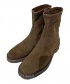 Le Talonル タロン）の古着「3.5cmトラックソールフィットショートブーツ」｜ブラウン