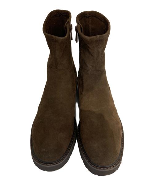 Le Talon（ル タロン）Le Talon (ル タロン) 3.5cmトラックソールフィットショートブーツ ブラウン サイズ:SIZE Lの古着・服飾アイテム