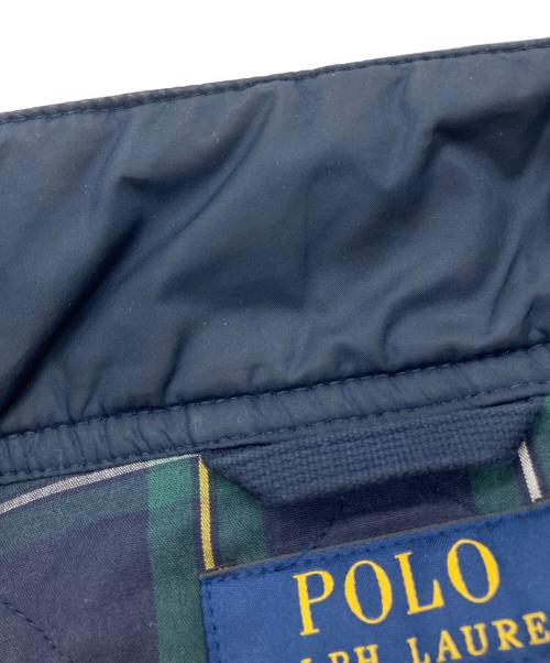 POLO RALPH LAUREN（ポロ・ラルフローレン）POLO RALPH LAUREN (ポロ・ラルフローレン) キルティング中綿ベスト ネイビー サイズ:Lの古着・服飾アイテム
