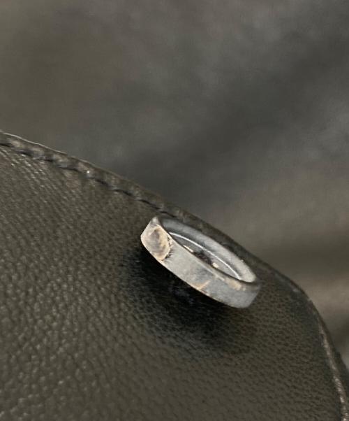 EDIFICE（エディフィス）EDIFICE (エディフィス) ネイキッドラムレザーワンピースカラーシャツ ブラック サイズ:Ⅿの古着・服飾アイテム