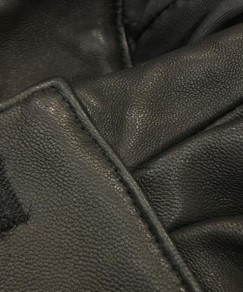 EDIFICE（エディフィス）EDIFICE (エディフィス) ネイキッドラムレザーワンピースカラーシャツ ブラック サイズ:Ⅿの古着・服飾アイテム