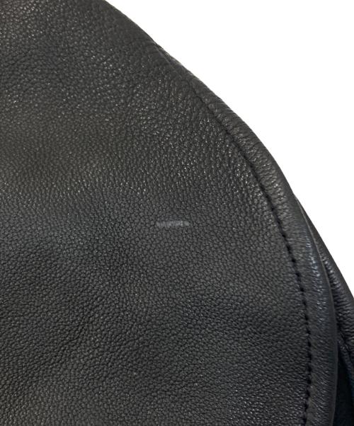 EDIFICE（エディフィス）EDIFICE (エディフィス) ネイキッドラムレザーワンピースカラーシャツ ブラック サイズ:Ⅿの古着・服飾アイテム