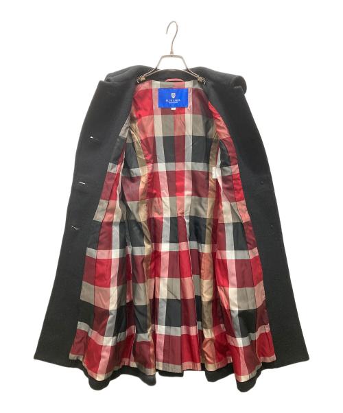 BLUE LABEL CRESTBRIDGE（ブルーレーベルクレストブリッジ）BLUE LABEL CRESTBRIDGE (ブルーレーベルクレストブリッジ) ウールコート ブラック サイズ:36の古着・服飾アイテム