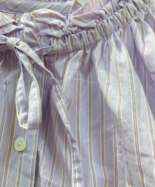 SLOBE IENA（スローブ イエナ）SLOBE IENA (スローブ イエナ) タイプライターフリルカラーブラウス パープル サイズ:ーの古着・服飾アイテム