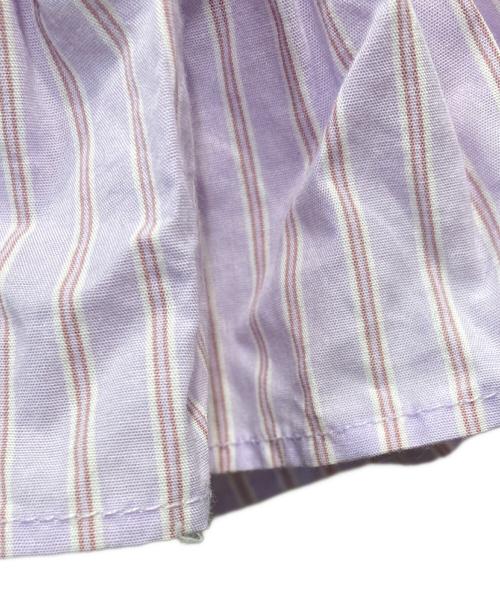 SLOBE IENA（スローブ イエナ）SLOBE IENA (スローブ イエナ) タイプライターフリルカラーブラウス パープル サイズ:ーの古着・服飾アイテム