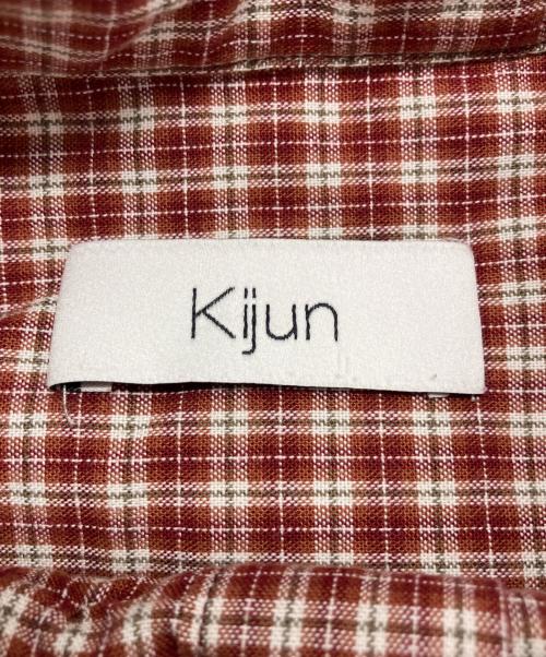 KIJUN（キジュン）Kijun (キジュン) Royal Check Shirt レッド サイズ:Lの古着・服飾アイテム