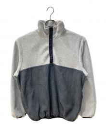 SO SHOP&HOSTEL（ソウショップアンドホステル）の古着「SNAP PULLOVER FLEECE JACKET」｜グレー