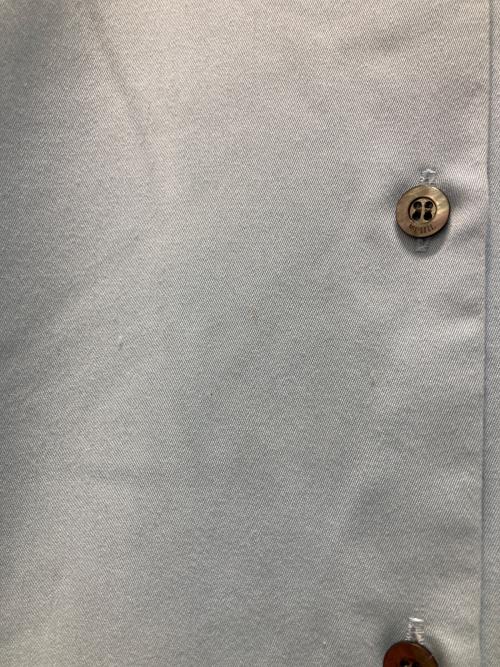 LE PHIL（ル フィル）LE PHIL (ル フィル) TRツイルスリットスリーブブラウスワンピース ブルー サイズ:Fの古着・服飾アイテム