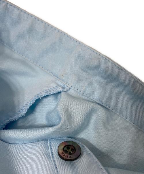 LE PHIL（ル フィル）LE PHIL (ル フィル) TRツイルスリットスリーブブラウスワンピース ブルー サイズ:Fの古着・服飾アイテム