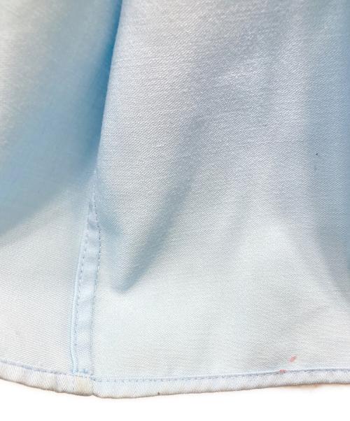 LE PHIL（ル フィル）LE PHIL (ル フィル) TRツイルスリットスリーブブラウスワンピース ブルー サイズ:Fの古着・服飾アイテム