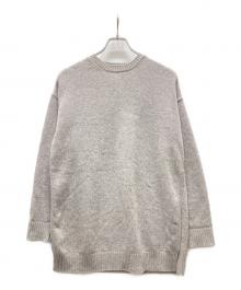 MaxMara（マックスマーラ）の古着「サイドスリットニット」｜グレー