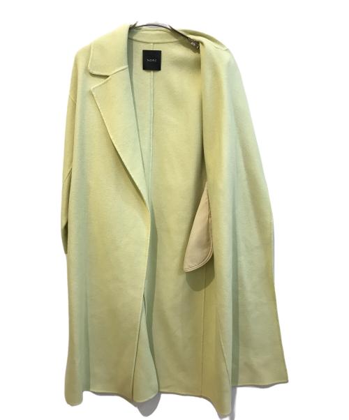 N.O.R.C（ノーク）N.O.R.C (ノーク) ウールメルトンロングリバーコート 6844901 イエロー サイズ:SIZE 2の古着・服飾アイテム
