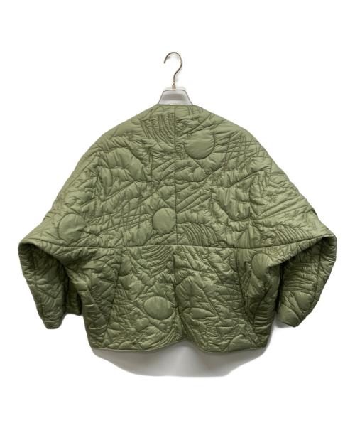 manipuri（マニプリ）manipuri (マニプリ) リバーシブル キルティングジャケット カーキ×ネイビー サイズ:Freeの古着・服飾アイテム