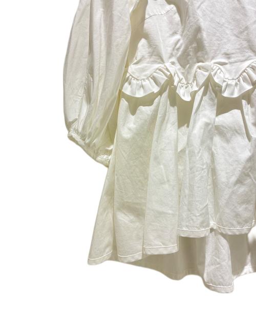 CECILIE BAHNSEN（セシリーバンセン）CECILIE BAHNSEN (セシリーバンセン) フリル バックリボン シャツ ブラウス/Ruffle Back Ribbon Blouse Shirt/BLDJ-BA-1003 ホワイト サイズ:UK8/US4の古着・服飾アイテム