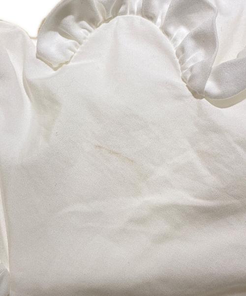 CECILIE BAHNSEN（セシリーバンセン）CECILIE BAHNSEN (セシリーバンセン) フリル バックリボン シャツ ブラウス/Ruffle Back Ribbon Blouse Shirt/BLDJ-BA-1003 ホワイト サイズ:UK8/US4の古着・服飾アイテム