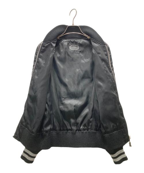 Hysteric Glamour（ヒステリックグラマー）Hysteric Glamour (ヒステリックグラマー) ガール刺繍スタジャン ブラック サイズ:Freeの古着・服飾アイテム