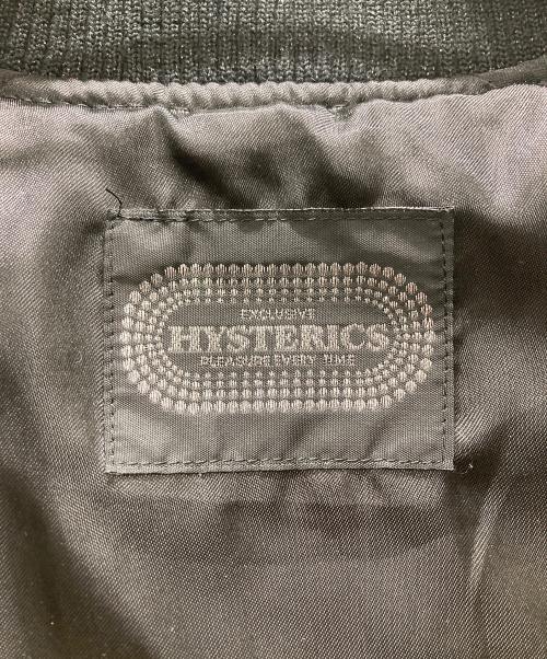 Hysteric Glamour（ヒステリックグラマー）Hysteric Glamour (ヒステリックグラマー) ガール刺繍スタジャン ブラック サイズ:Freeの古着・服飾アイテム