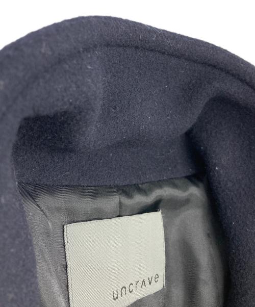 uncrave（アンクレイヴ3.）uncrave (アンクレイヴ) プルーフ メルトン ピーコート ネイビー サイズ:１の古着・服飾アイテム