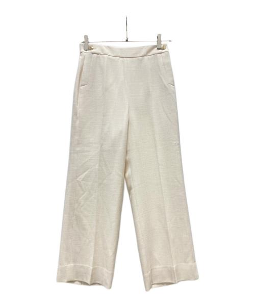 ANAYI（アナイ）ANAYI (アナイ) ライトスラブセーラークロップドパンツ アイボリー サイズ:38 未使用品の古着・服飾アイテム