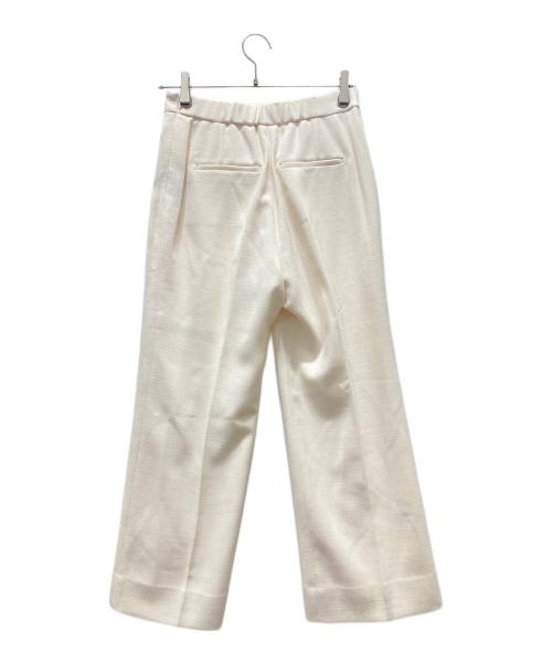 ANAYI（アナイ）ANAYI (アナイ) ライトスラブセーラークロップドパンツ アイボリー サイズ:38 未使用品の古着・服飾アイテム