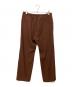 Needles (ニードルズ) W.U. Straight Pant ブラウン サイズ:M：12000円
