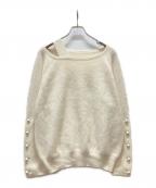 GRACE CLASSグレースクラス）の古着「アンゴラパールニットトップ」｜アイボリー