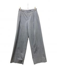 CITYSHOP（シティショップ）の古着「エステルウールトラウザーパンツ」｜グレー