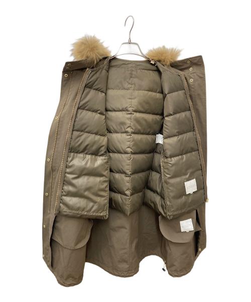 MACKINTOSH PHILOSOPHY（マッキントッシュ フィロソフィー）MACKINTOSH PHILOSOPHY (マッキントッシュ フィロソフィー) ダウンライナー付モッズコート ブラウン サイズ:40の古着・服飾アイテム