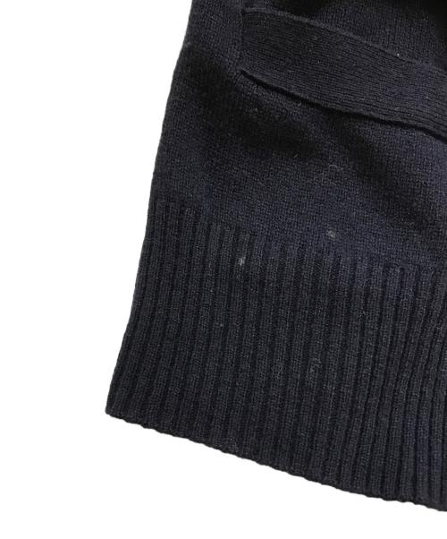 sacai（サカイ）sacai (サカイ) バックプリーツデザインウール切替カーディガン 15-02333 ネイビー サイズ:1の古着・服飾アイテム