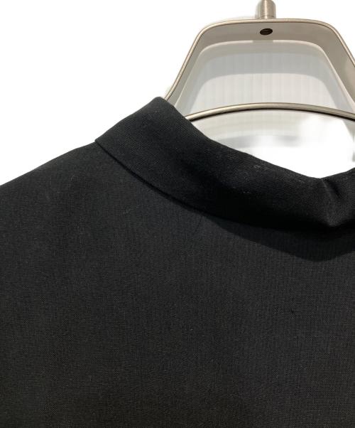 sacai（サカイ）sacai (サカイ) TWEED MIX CHIFFON SHIRT DRESS ブラック サイズ:2の古着・服飾アイテム