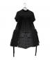 sacai (サカイ) TWEED MIX CHIFFON SHIRT DRESS ブラック サイズ:2：30000円