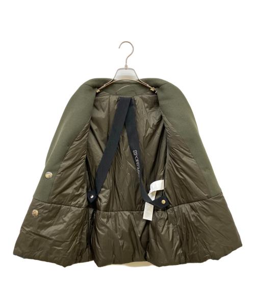 SPORT MAX（スポーツマックス）SPORT MAX (スポーツマックス) 異素材ドッキングダウンコート オリーブ サイズ:40の古着・服飾アイテム