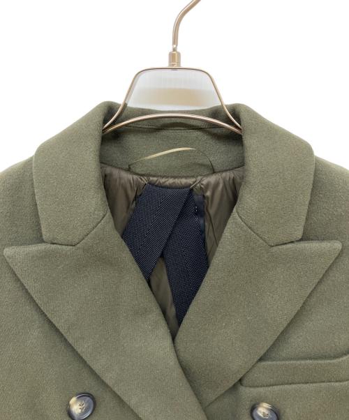 SPORT MAX（スポーツマックス）SPORT MAX (スポーツマックス) 異素材ドッキングダウンコート オリーブ サイズ:40の古着・服飾アイテム