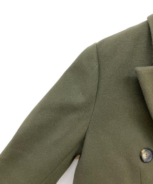 SPORT MAX（スポーツマックス）SPORT MAX (スポーツマックス) 異素材ドッキングダウンコート オリーブ サイズ:40の古着・服飾アイテム