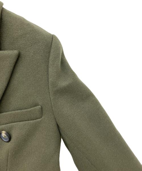 SPORT MAX（スポーツマックス）SPORT MAX (スポーツマックス) 異素材ドッキングダウンコート オリーブ サイズ:40の古着・服飾アイテム