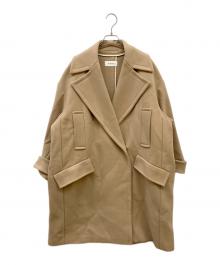 SPORT MAX（スポーツマックス）の古着「カシミヤ混チェスターコート」｜ベージュ